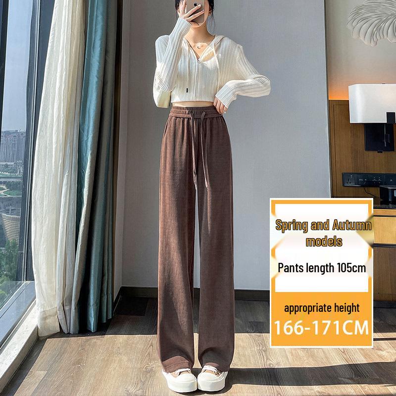 

Женские белые брюки-кюлоты из шенилла, с плюшевым подкладом, облегающего кроя, больших размеров, повседневные для весны и осени 2024 Extra Large