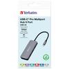 Verbatim Adapter Hub Usb-C - Hdmi/       3Xusb-A/Sd/Microsd/2Xusb-C/Eternet Aluminum/Aluminium 32152