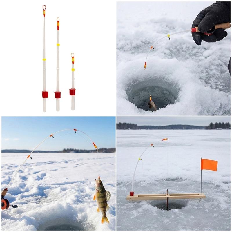 Fishing Tackle Accessories Winter Fishing Rod Bites Strikes Indicator Plastic Mini Top Equipment Tool 100mm Rod Top Tip