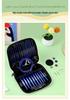 Blue Detachable Circular & Straight Knitting Needle Set with Replaceable Yarn Needles and Rope