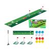Engaging Family Golf Mat Featurings Realistic Texture and Triple for Bonding and Skill Development During Recreations