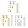 20 Pcs Magnetic Jewelry Clasps And Necklace Extenders Set Magnetic Necklace Clasp And Closure Gold And Silver Chain Extenders for Necklaces Jewelry