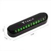Car Temporary Parking Card Auto Emblem Phone Number Card Plate Sticker For Tesla Model Y Model 3 Model S Model X Roadster SpaceX