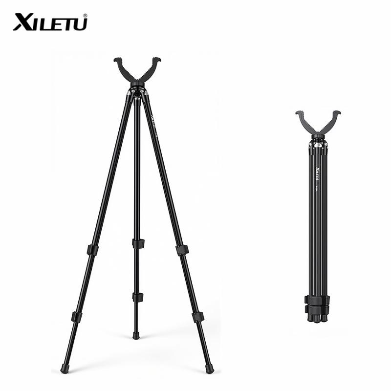 

Joyleto Вращающийся V-образный алюминиевый штатив для охоты на открытом воздухе Storage 628mm, Unfolded 1385mm