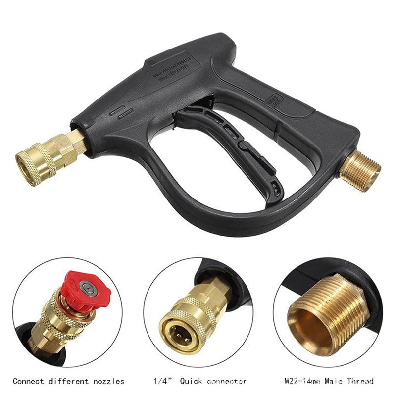 14mm M22 Socket 1/4inch Adapter Auto High Pressure Gun Foam Wash Vehicles Motorcycle Accessories Car Washer Nozzles Bottle Spray