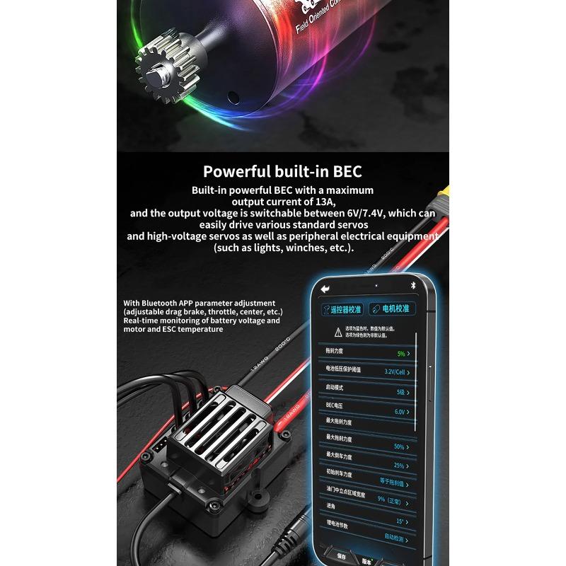 New RC 1:8 H8h-V2 Brushless High-Speed Car - 4x4 Off-Road & Professional Differential Lock Dual Speed