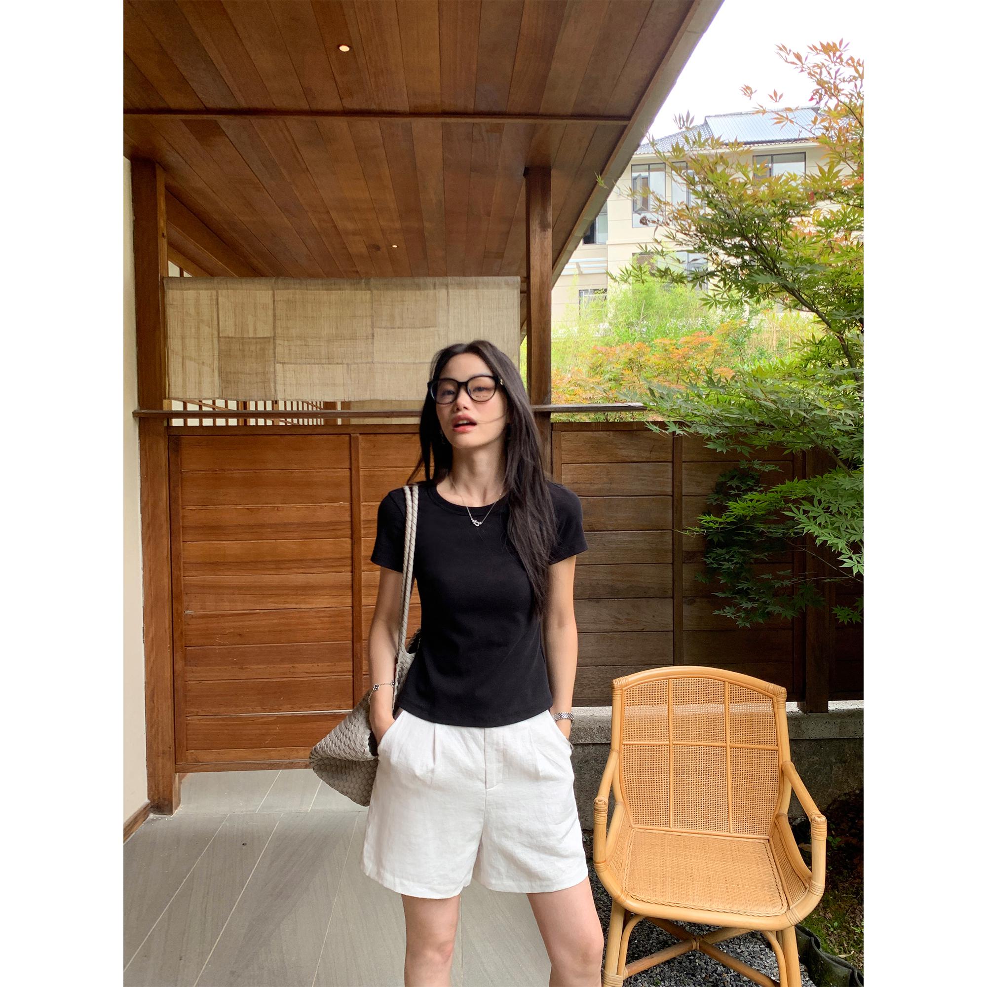 Women s High-Waist Linen Wide-Leg Pants - Minimalist Old Money Style Medium кремовый/белый