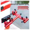 Adjustable Double Rod Holder for 36'' Fishing Chair - Durable Aluminum-Magnesium Alloy Tackle Box Accessory