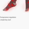 Elektrische Heizsocken Schnellheizend Winter Warm Thermosocken Batteriebetrieben Kälteschutz Skisocke für Radfahren Camping Schlittschuhlaufen