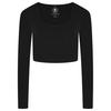 Gym King Womens/Ladies Luxe Scoop Neck Slim Crop T-Shirt