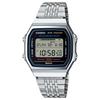 Vintage Series Square 30M Waterproof Quartz Movement Stainless Steel Strap Watch Men Watches Gray ABL-100WE-1A