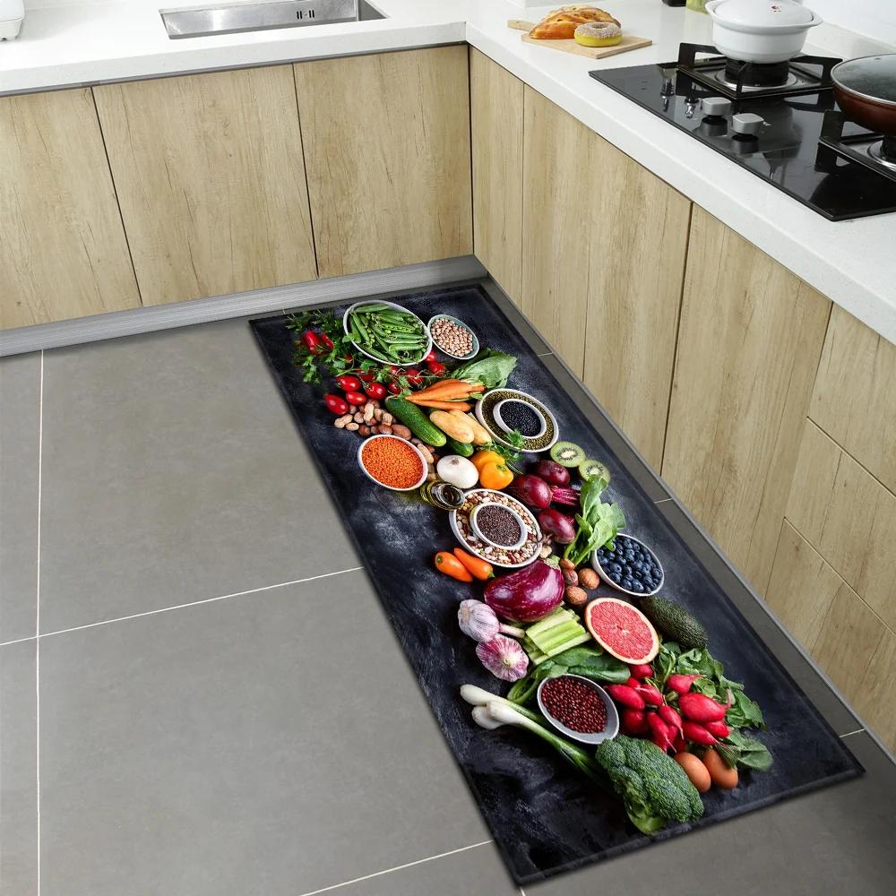 Bedroom Children Living Room Decoration Corridor Bathroom Non-slip Rug Fruit Pattern Kitchen  Home Door Mat