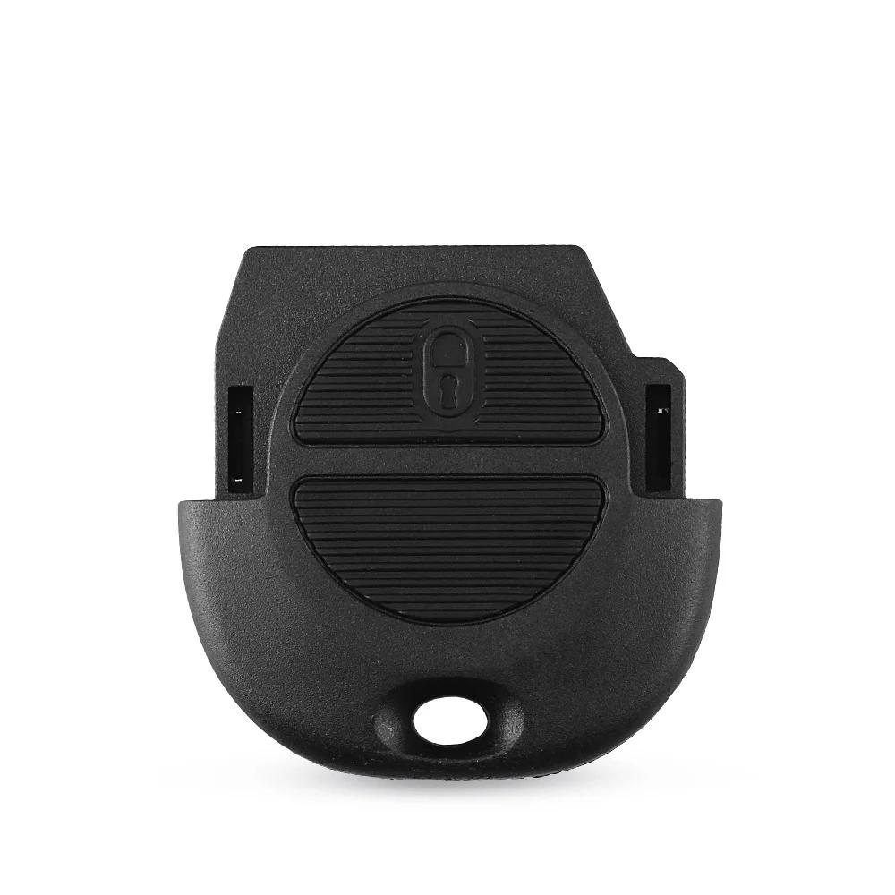 Dandkey Remote Key Shell Uncut Nsn14/Nsn11 Blade Case For Nissan Primera Micra Terrano Almera X Trail Fob 2 Buttons Flip Car Key