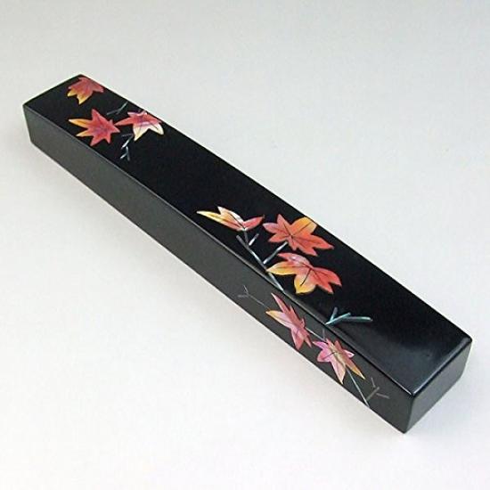 Maple Takaoka Lacquerware Mother-of-pearl Paperweight, Leaf, 215g,