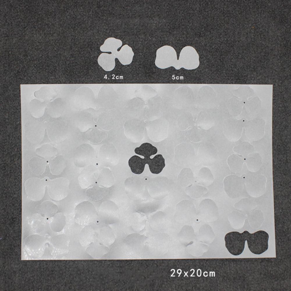 2 Vel Bloemenpatroon Krimpplastic Papier Shrinky Kunstpapier Accessoireset DIY Sieraden