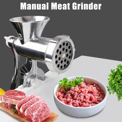 Handlicher Lebensmittelzerkleinerer Edelstahl Küchenwerkzeug Wurstfüller Manuelle Fleischmühle Haushaltsmühle Gemüsehackmaschine
