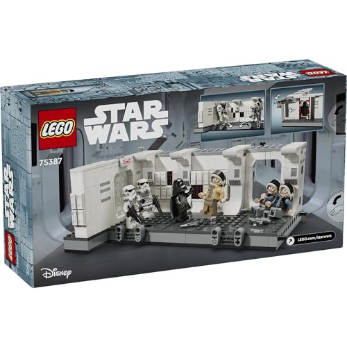 LEGO Star Wars Tantive IV Wnętrze Zabawka, Prezent Urodzinowy, Klocki Budowlane, dla Chłopców i Dziewczynek, Wiek 8, 9 i 10 Lat, Uczniowie Szkoły Podstawowej, Kosmos, 7538