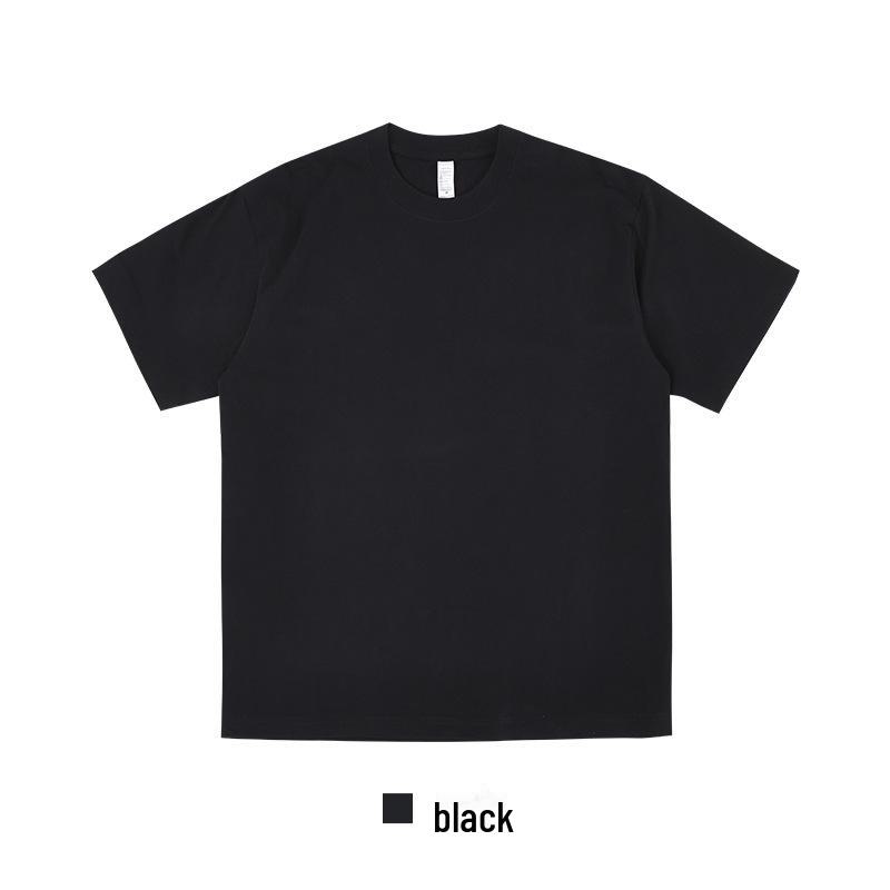 

Футболка мужская свободного покроя из плотного хлопка с заниженной линией плеч, бесшовная L (European size, oversized)