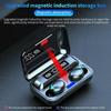 IPX7 Waterproof Wireless Sports Headphones 9D Stereo TWS Bluetooth 5 0 CVC8 0 Noise Cancelling with LED Display Charging Case