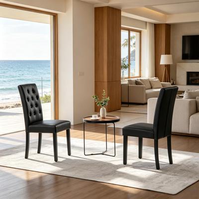 Comfortable Accent Chair,Dining Chair with High Back,Office Chair,Conference Chair,Relaxation Chair(only with 2Pcs Dining Chairs)