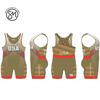Mens Compression Wrestling Singlet Gym Workout Suit Lightweight Moisture Wicking Athletic Training Bodysuit Weightlifting