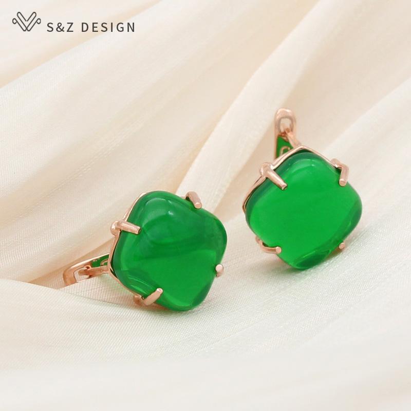 Mode Temperament Elegante Quadratische Stud Ohrringe Für Frauen Mädchen Hochzeit Schmuck Eardrop