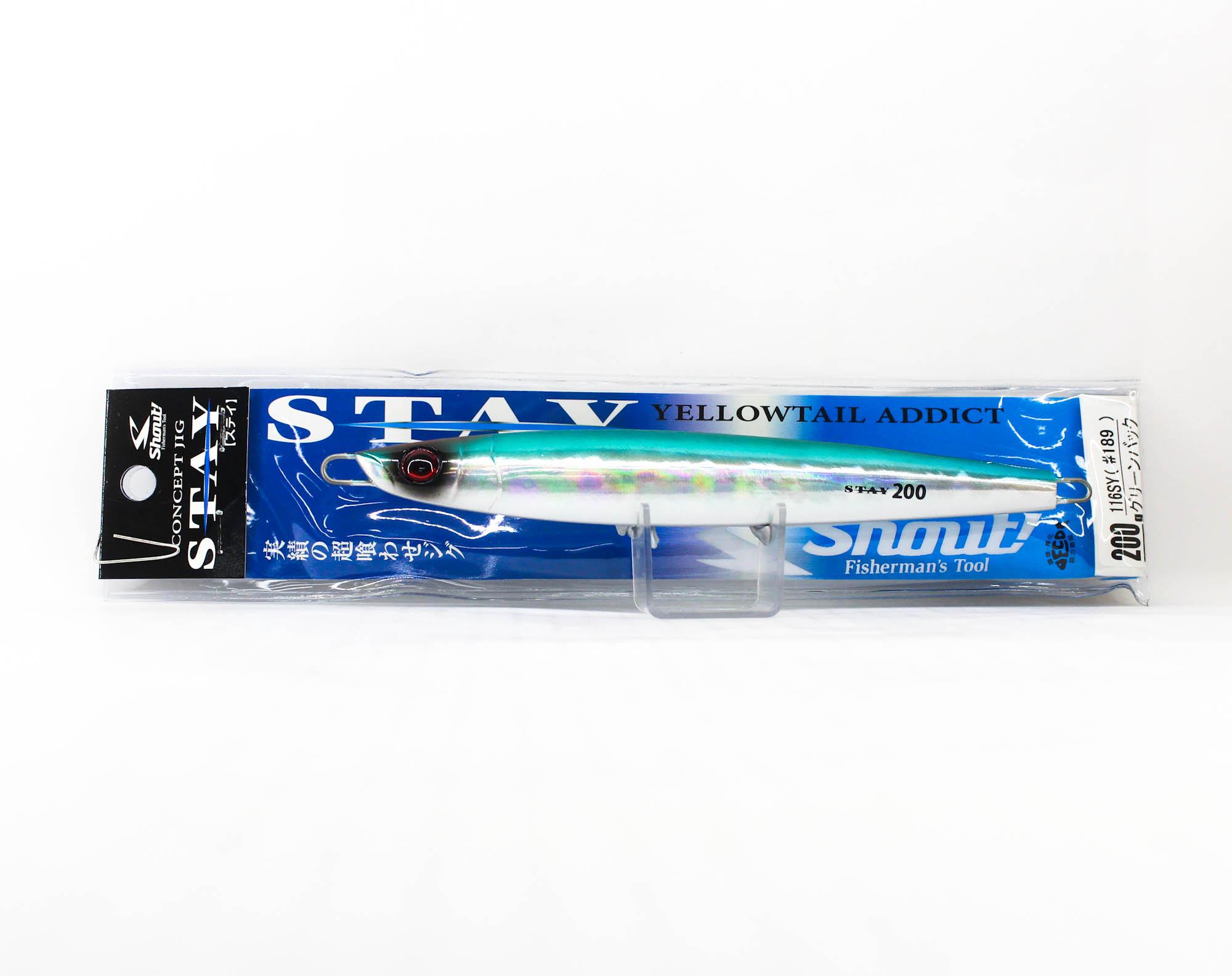 

Shout 116-SY Metal Jig Stay 200 grams 189 (5771)