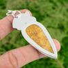 Daughters Day Deal Pear Fossil Coral Stone Wedding Pendant 925 Sterling Silver