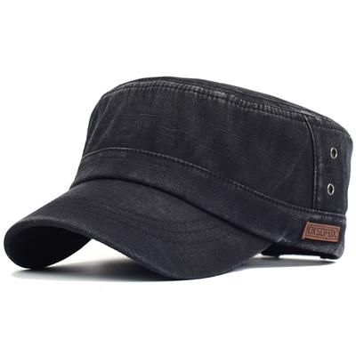 Casquettes militaires en coton lavé, chapeau plat décontracté pour hommes et femmes, casquette de l'armée de cadets, réglable, Design Unique, Vintage, quatre saisons