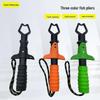 Tri-Color Portable Fish Gripper and Lure Pliers with Straight Handle for Outdoor Angling & Big Fish Control