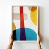 Poster Colorful Geometric Abstraction