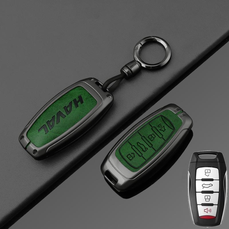 Zinc Alloy Car Key Case Protector Cover for Great Wall Haval Jolion 2022 H6 H7 H4 H9 F5 F7 F7X F7H H2S GMW Dargo Accessories