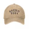 Brown University Class of  Baseball Cap Sunscreen Hat Beach Unisexs big size hat luxury Women cap Womens Beach Unisexs