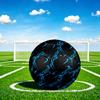 1pc Blue Swirls Abstract Size 5 Soccer Ball Professional Match Training Football Indoor &Outdoor Sports Ball Lightweight Durable C6530