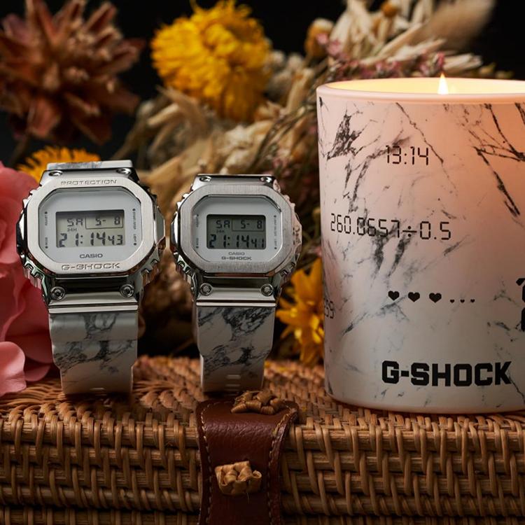Casio Unisex Full Metal Series Weiße Uhr GM-5600MAC-7PR GM-5600MAC-7PR