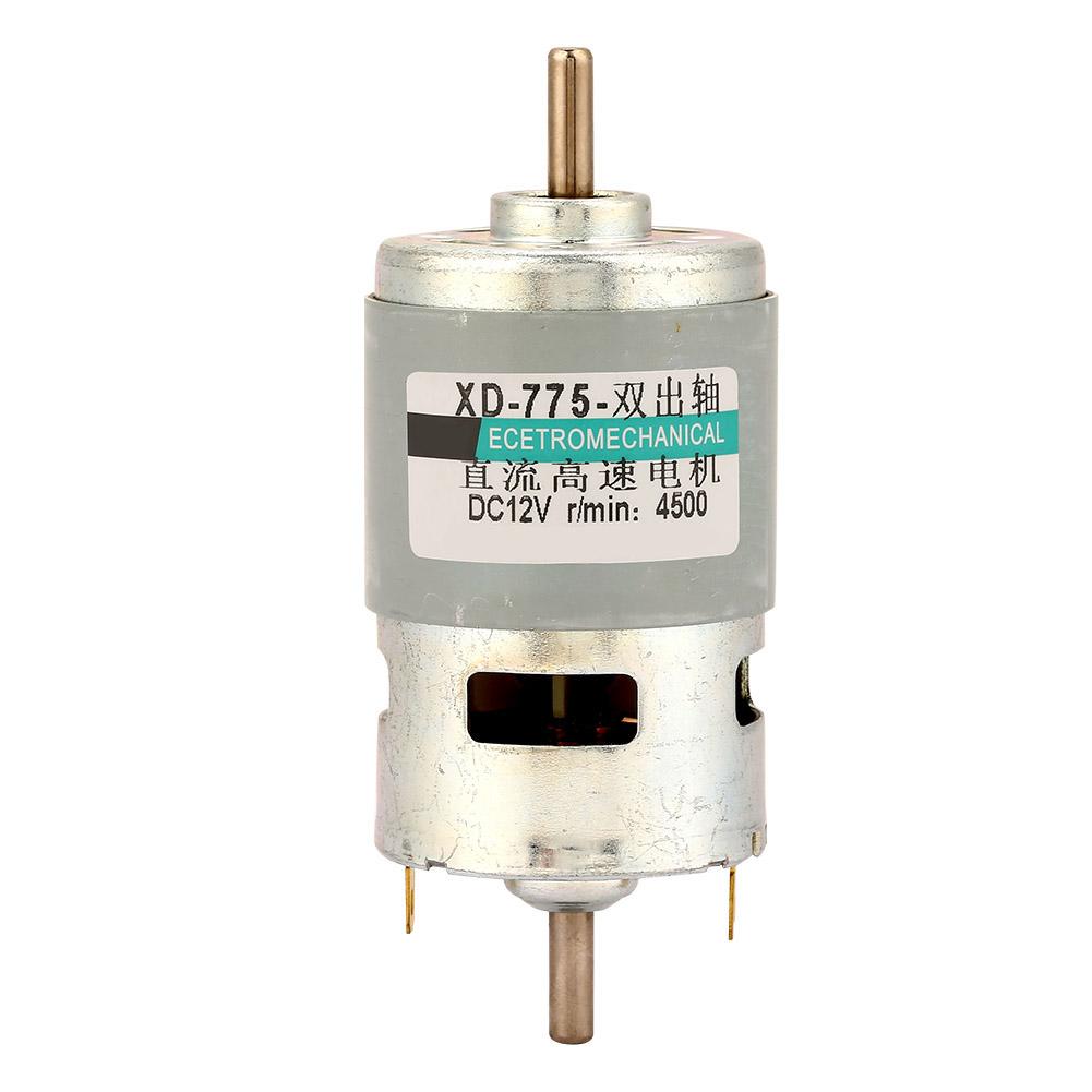 775 Motor 50W High Power Large Torque Double Shaft Dc Motor(12V4500RPM no bracket)