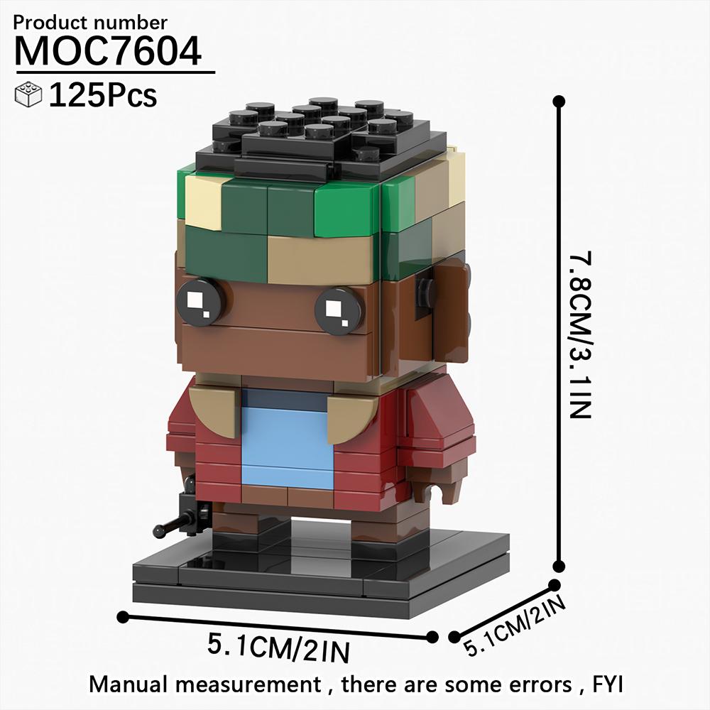 MOOXI Monster Demodog Stranger TV-Serienfigur Brickheadzed Thing Bausatz Erwachsenen Bausteine Set Kinderspielzeug MOC Stein Geschenk