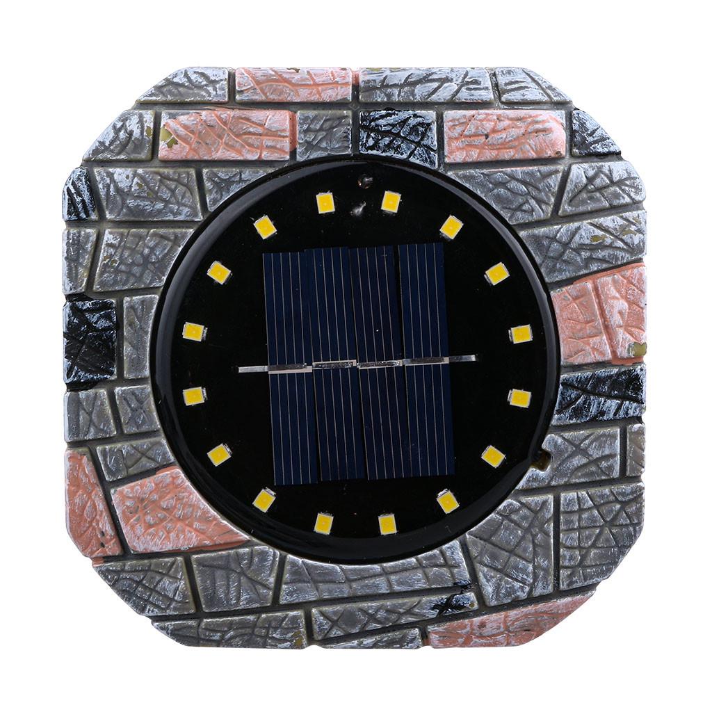 1PC LEDSolarLightsUndergroundBuriedGardenRoadwayOutdoorWallLamp,16
