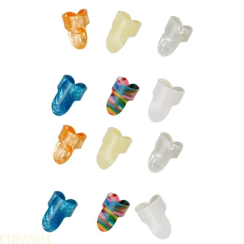 A1A2 12Pcs Flat Thumbpicks Guitar Plectrums Picks Finger Picks for Fingerstyle Acoustic Guitar Banjo or Ukulele Enduring