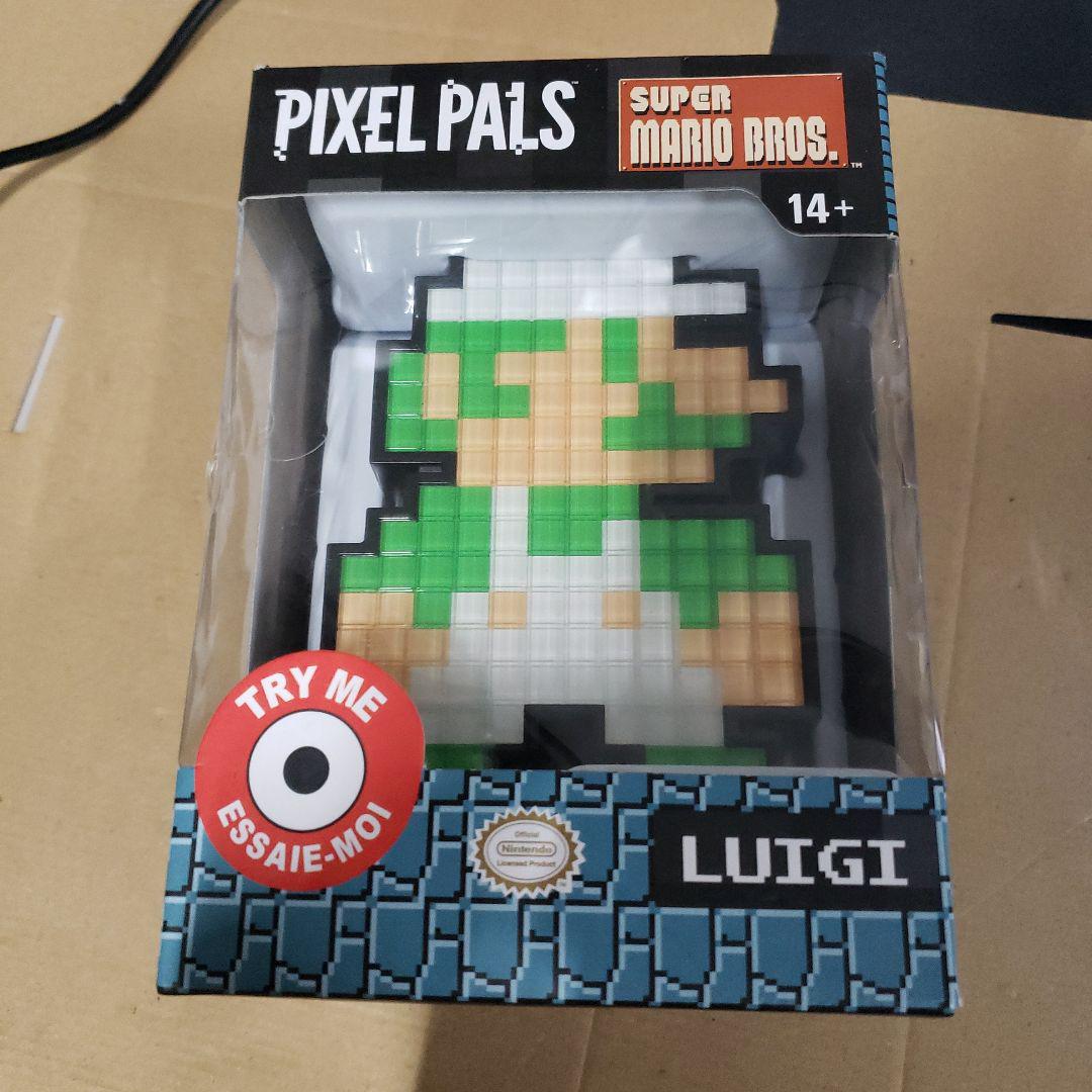 

[USED] Luigi PIXEL PALS figure with glowing LED light