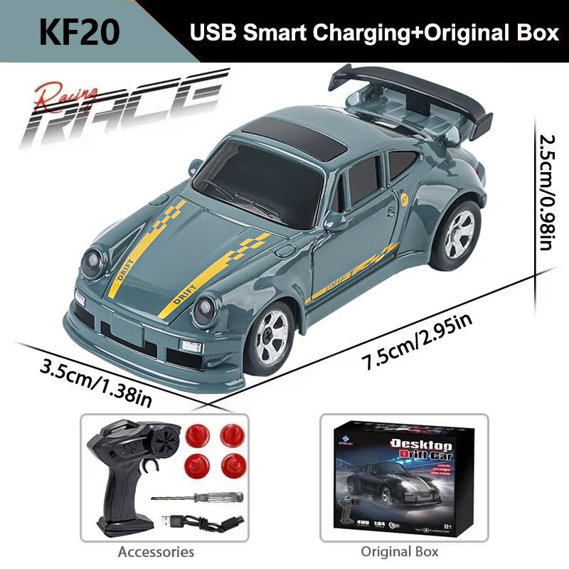 

1/64 2.4G High speed Mini Drift Rc Car 4WD Remote Control Car Four Wheel Drive Radio Controlled Mini Racing Model Boy Toy Gifts зелёный