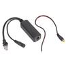 Efficiency PoE Splitter POE StepUps Transform Adapter, RJ45 52V/48V Output, 9-24V DC5.5x2.1mm Input,Wide Compatibility