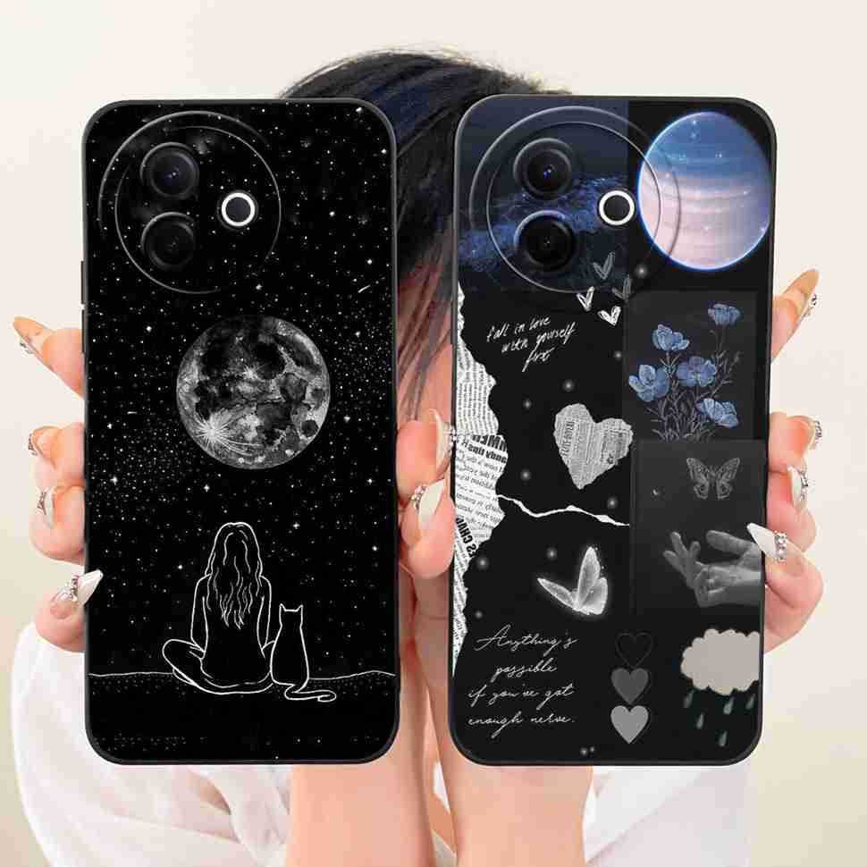For Vivo Y39 5G V2443 V2436 Case Cat Rabbit Pattern Silicon Soft Cover For Vivo Y39 Y 39 Y300i Y 300i Phone Shell Casing