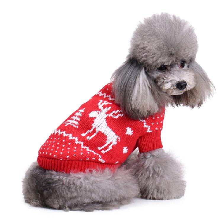 

Pet Snowflake Sweater: Cozy High Neck Knitwear for Cats & Dogs - Autumn/Winter Cold Protection, Halloween Costume M