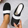 Large size women's new summer large size bag head sports half slippers women's mesh heelless fly-woven women's shoes