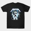 Men Black Print T-shirt Bluey Muffin No-Cut Transfer Paper Print Cotton Tshirt