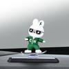 Car Skateboard Bear Ornament Small Cartoon Skateboarding Figure For Car Dashboard Tabletop Ornaments Ensure Driving Safety For
