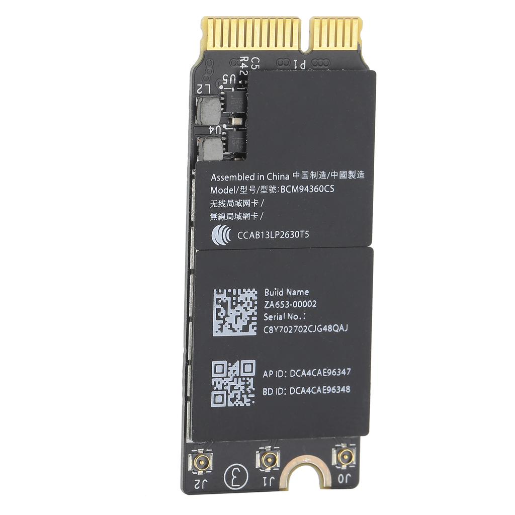 Wireless Network Card Gigabit Bluetooth 4.0 for OS X Notebook Pro A1425 A1502 A1398 BCM94360CS