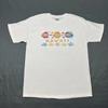 Vintage Hawaii Souvenir T Shirt White Large Puff Print Tropical Fish VTG 90s
