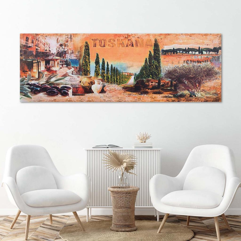 Canvas Print Landscape Tuscany